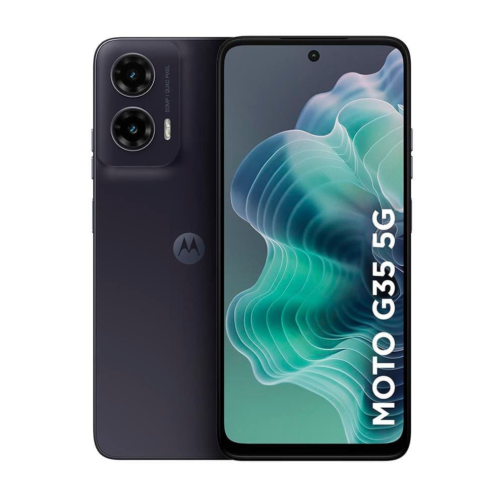 Imagem Smartphone Motorola Moto G35 5G, 128Gb, 12Gb Ram Boost, Processador Octa-Core, Câmera Traseira 50Mp + 8Mp, Selfie De 16Mp E Tela De 6.7
