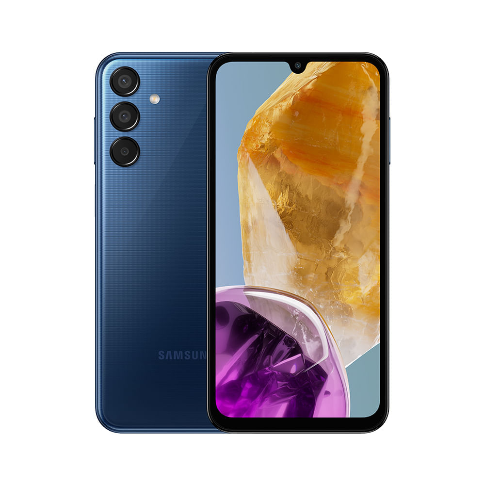 Imagem Celular Samsung Galaxy M15 5G, 6000Mah, Câmera Tripla Até 50Mp, 128Gb Azul Escuro