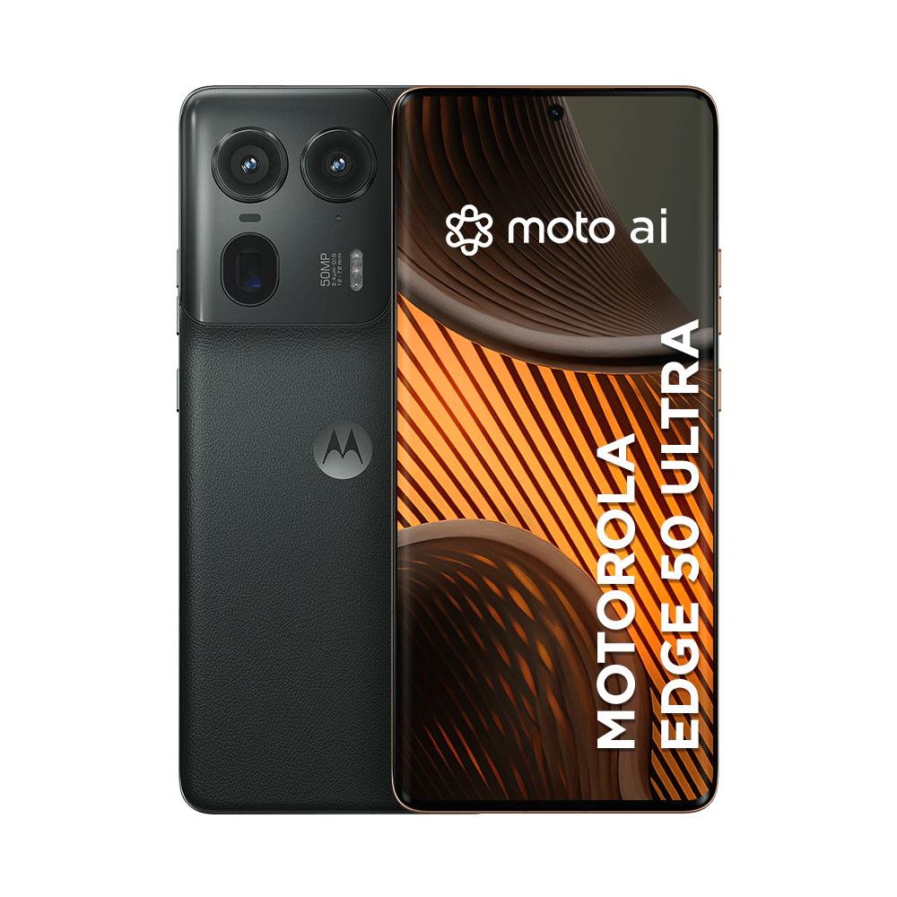 Imagem Smartphone Motorola Edge 50 Ultra 5G - 512Gb 24Gb (12Gb Ram+12Gb Ram Boost) 50Mp Ultra-Pixel Ai Camera Ip68 Nfc Black