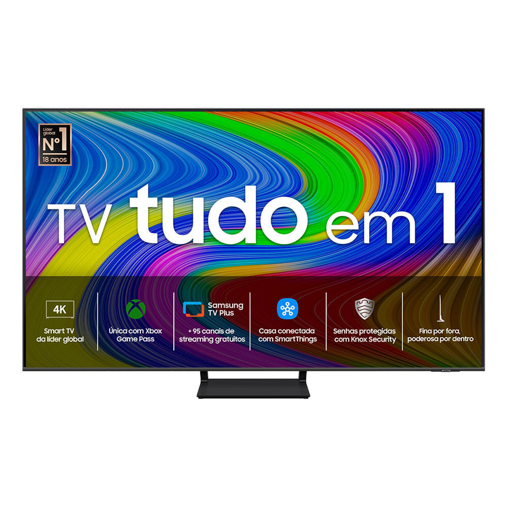 Imagem Samsung Smart Tv 55 Qled 4K Q65d 2024, Modo Game, Tela Sem Limites, Design Slim, Visual Livre De Cabos, Alexa Built-In