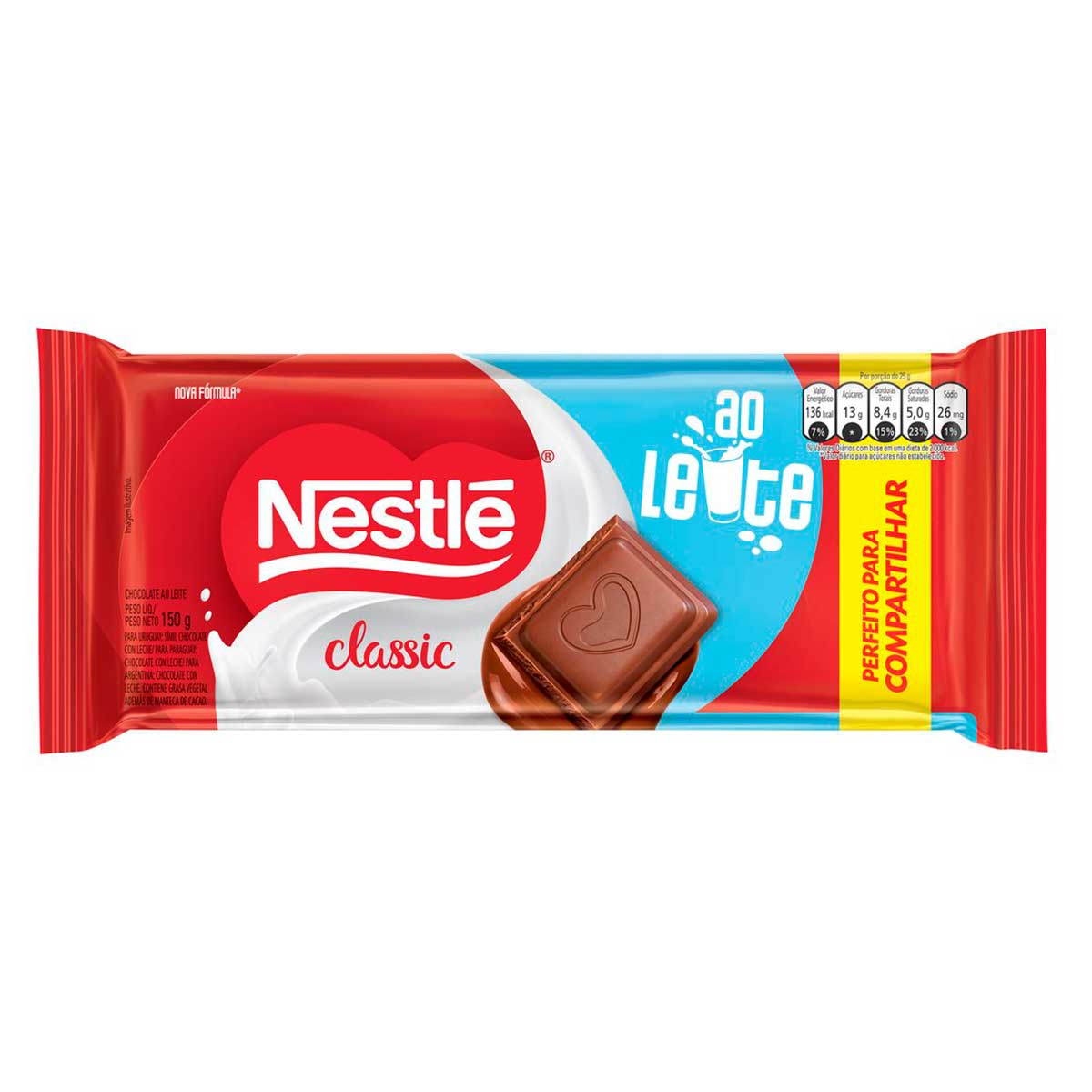 Chocolate NESTLe CLASSIC ao Leite 150g - Carrefour - carrefourbrfood