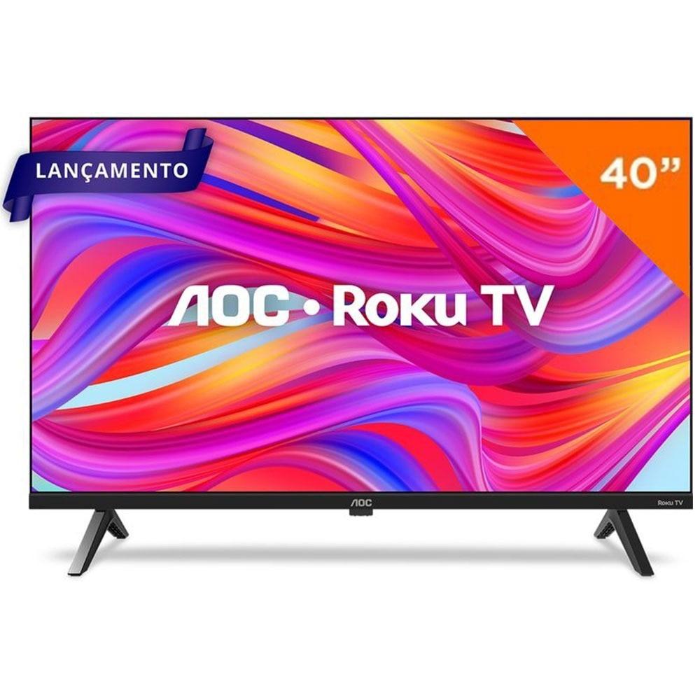 Imagem Smart Tv Aoc Roku Tv 40" Full Hd, 3 Hdmi, 2 Usb, Wi-Fi