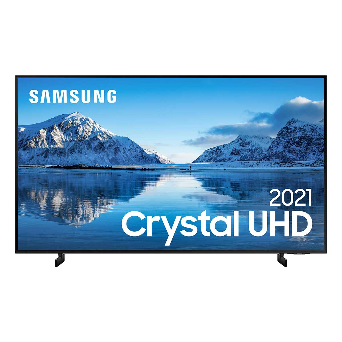 Samsung Smart Tv 55' Crystal Uhd 4K 55Au8000, Painel Dynamic Crystal Color, Design Slim