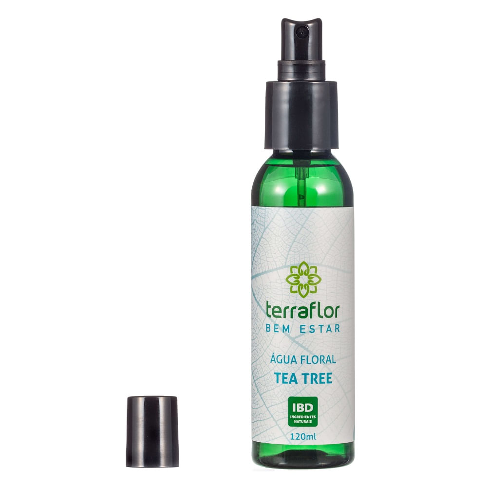 Água Floral De Tea Tree Natural 120Ml - Terraflor Água Floral Tea Tree Natural 120Ml - Terraflor