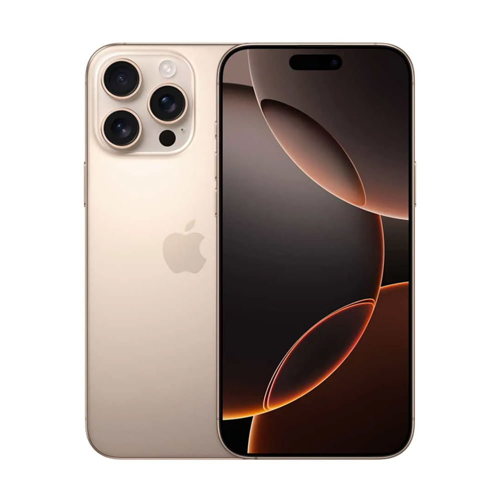 Imagem Iphone 16 Pro Max Apple (256Gb) Titânio Deserto, Tela De 6,9", 5G E Câmera De 48Mp