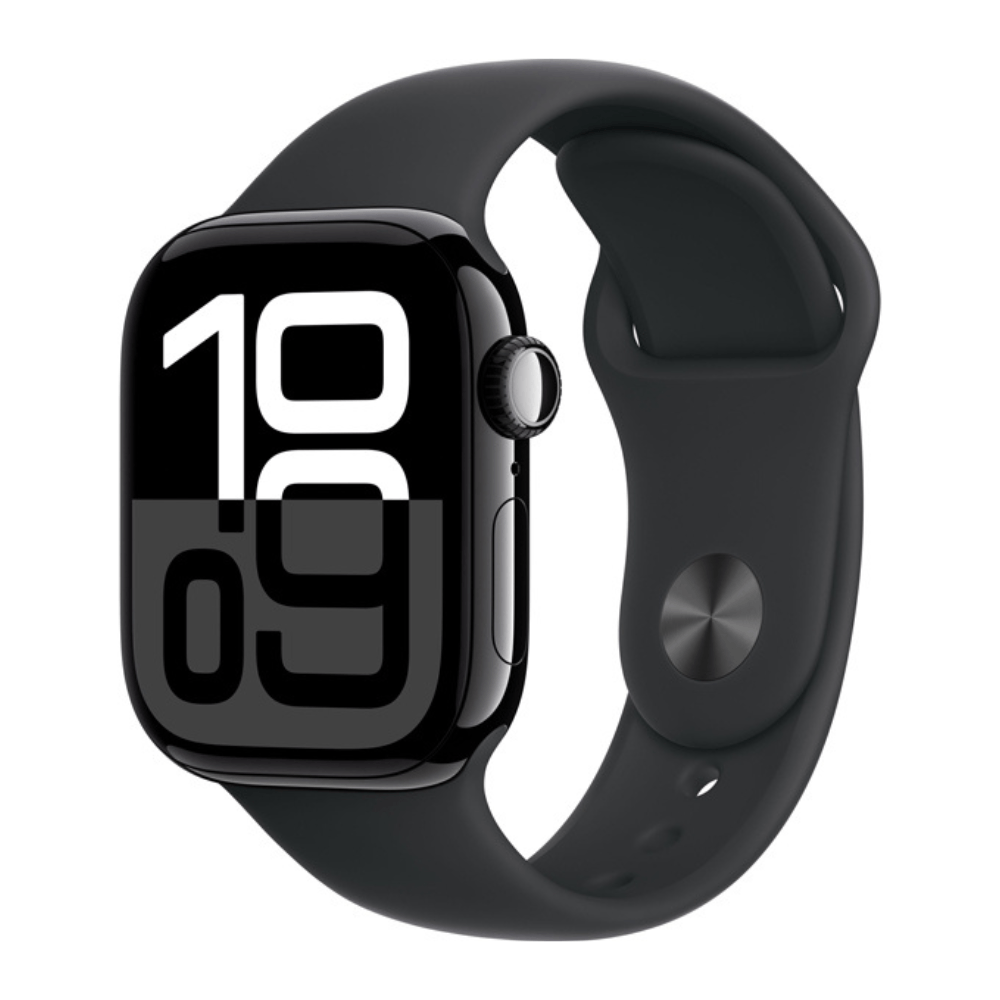 Imagem Apple Watch Series 10 42 Mm Gps - Jet Black Aluminum Case With Black Sport Band