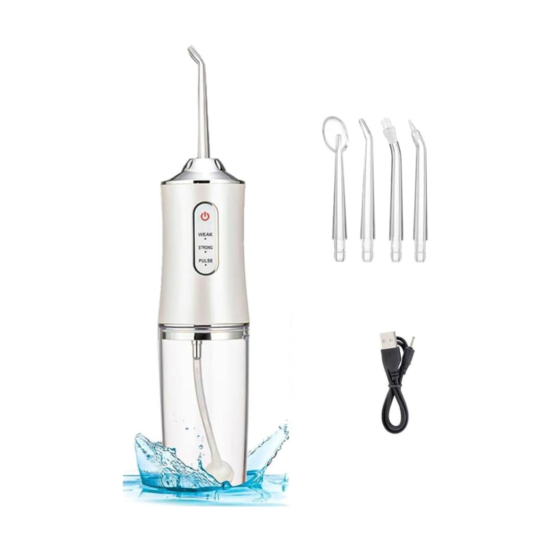 Imagem Irrigador Oral Bucal Branco - Bico Rotativo 360°