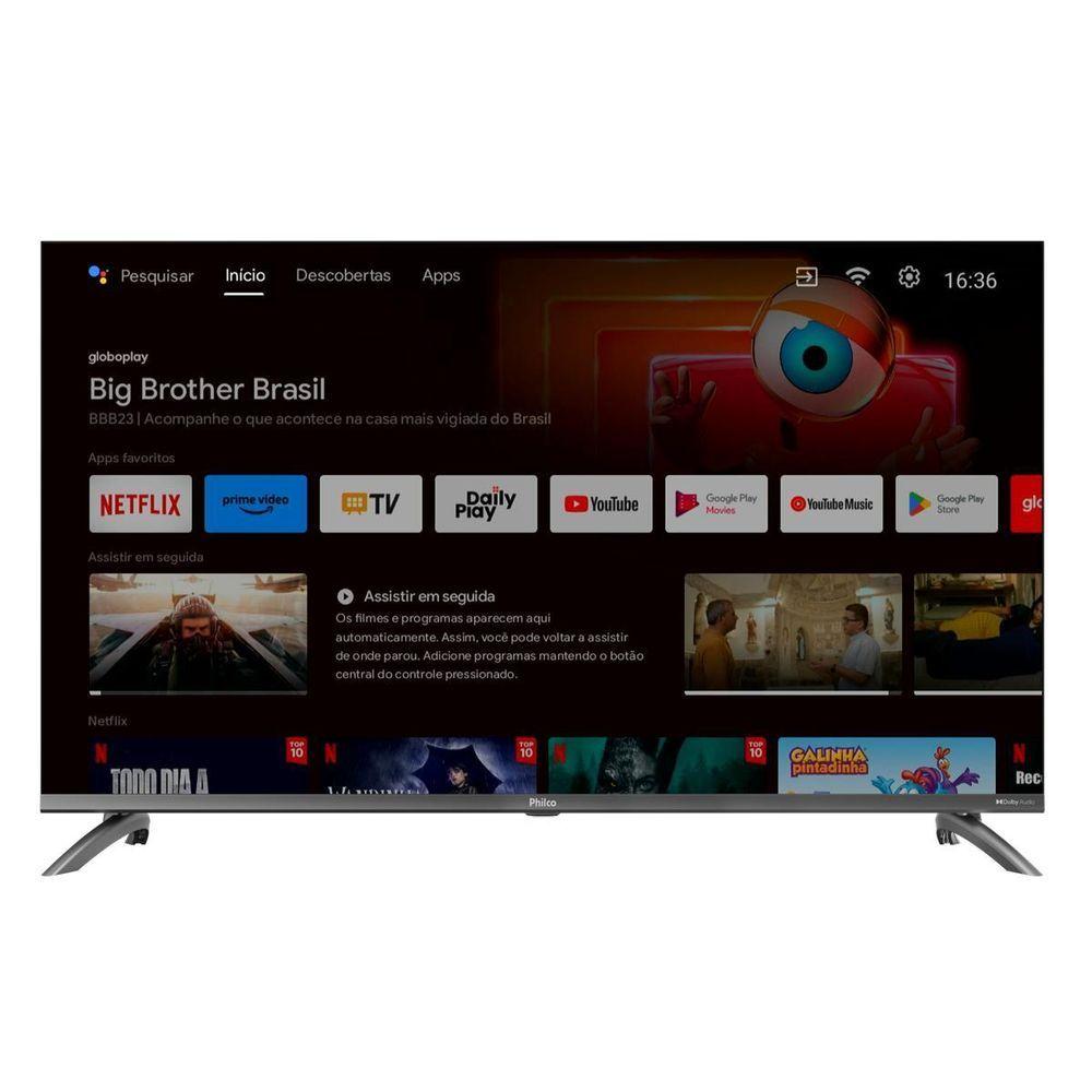 Imagem Smart Tv 39\\\" Philco Led Android Borda Infinita Ptv39m9gacgb Bivolt