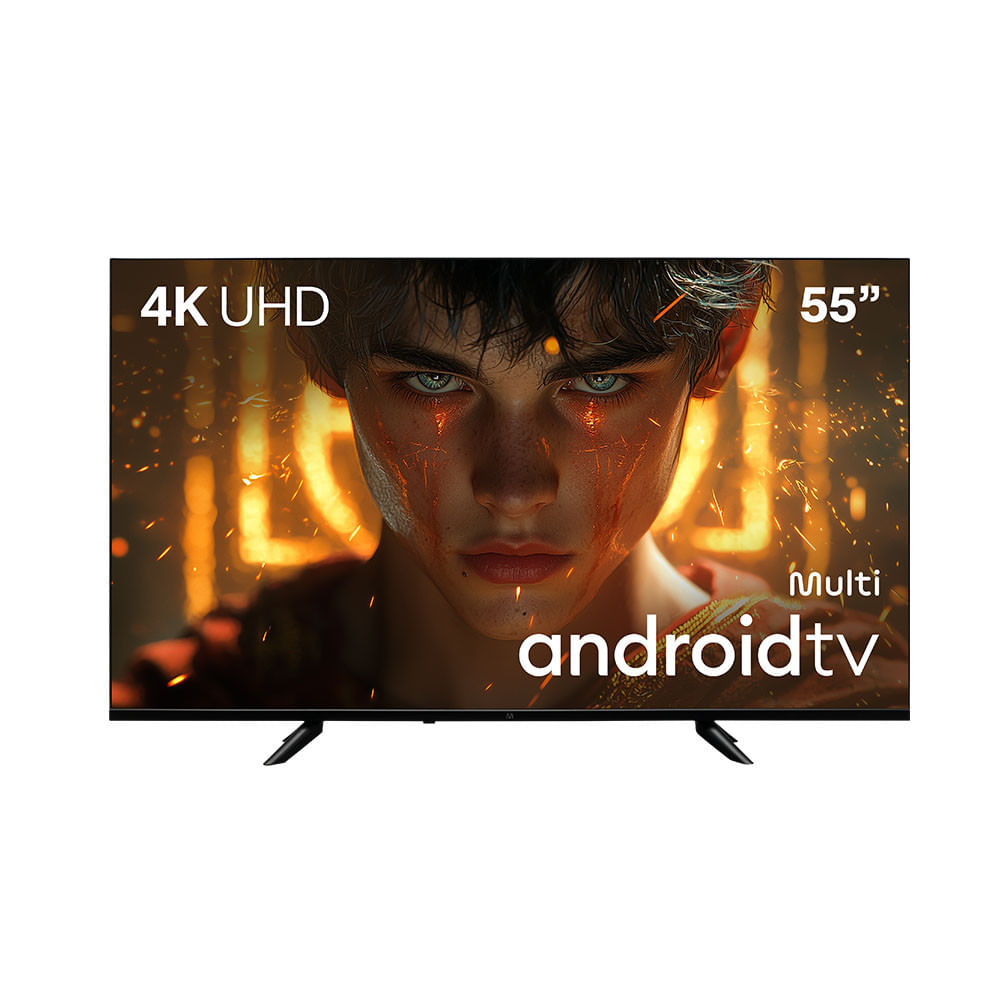 Imagem Smart Tv Dled 55 4K Multi Definition Android 11 4Hdmi 2Usb Wi-Fi