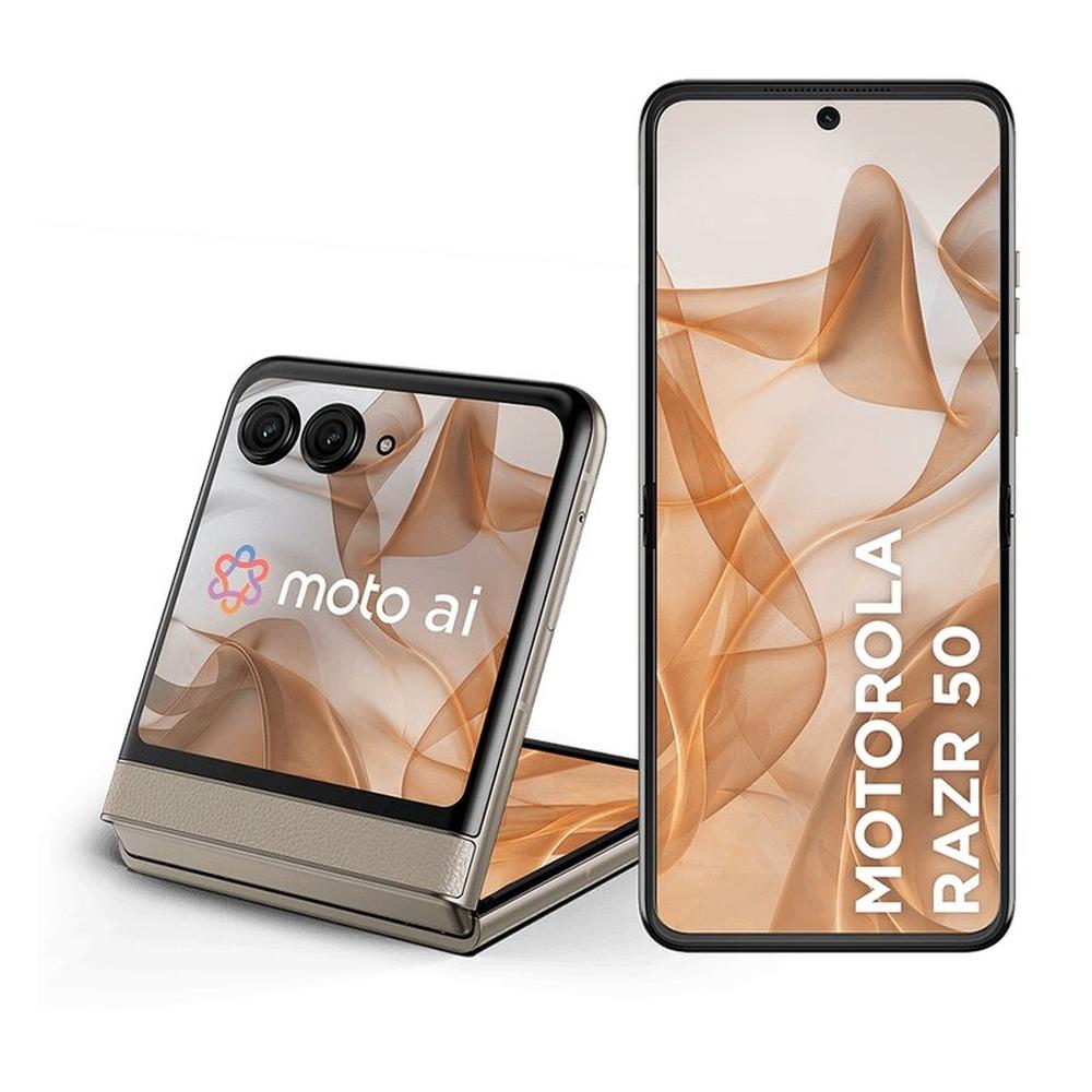 Imagem Smartphone Motorola Razr 50 5G - Vanilla, 512Gb, 24Gb Ram Boost, Câmera 50 Mp, Selfie 32 Mp E Tela De 6,9"