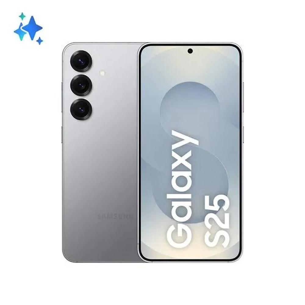 Imagem Smartphone Samsung Galaxy S25 256Gb 5G - Prata, Galaxy Ai, Câmera Tripla 50Mp + Selfie 12Mp, Ram 12Gb, Tela 6.2"
