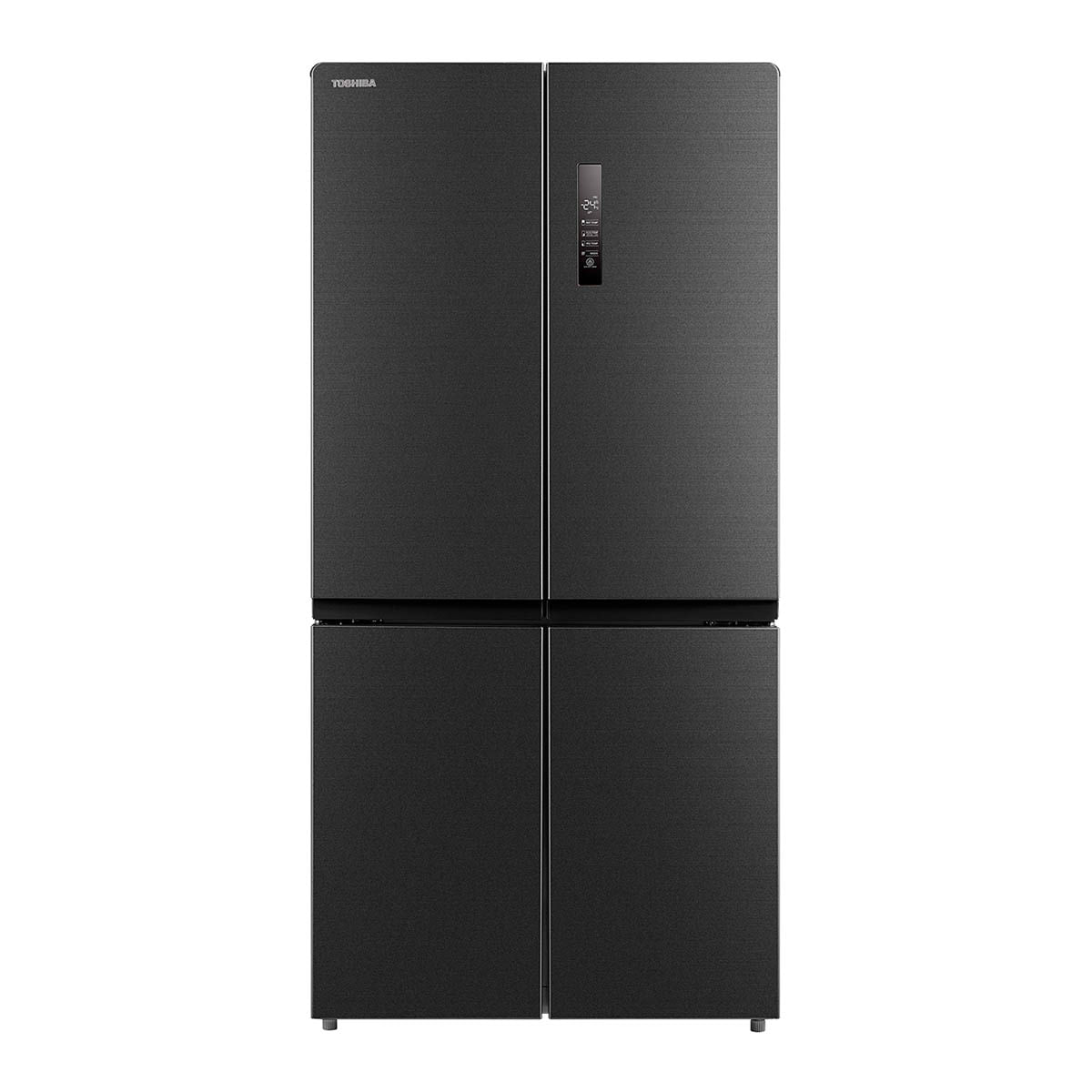 Geladeira Toshiba Degelo Automático 4 Portas French Door Convertzone 638L Cinza Morandi 220V