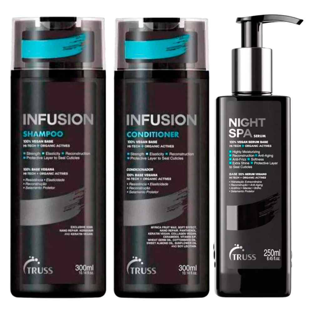 Truss Professional Infusion Kit - Shampoo + Condicionador + Sérum Kit