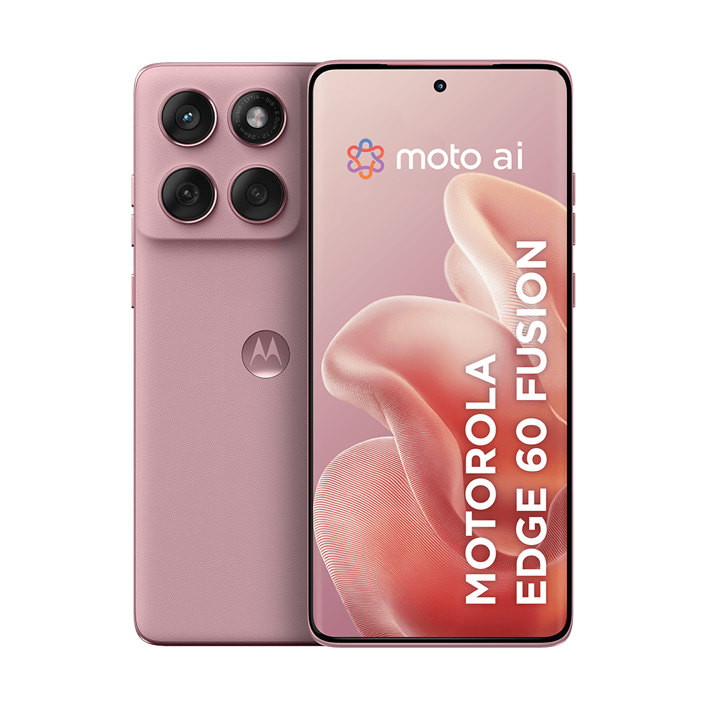 Imagem Smartphone Motorola Edge 60 Fusion 5G - 256Gb 24Gb(8Gb Ram+16Gb Ram Boost)Tela Quadcurve Moto Ai 50Mp Sony Camera Rêsistencia Militar Ip68+Ip69 Rosa