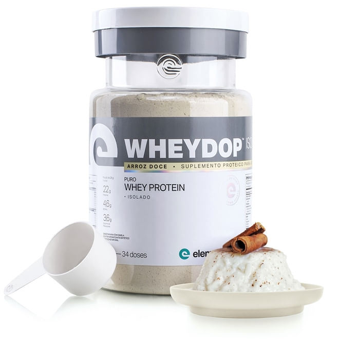 Wheydop Iso (900G) - Elemento Puro - Arroz Doce