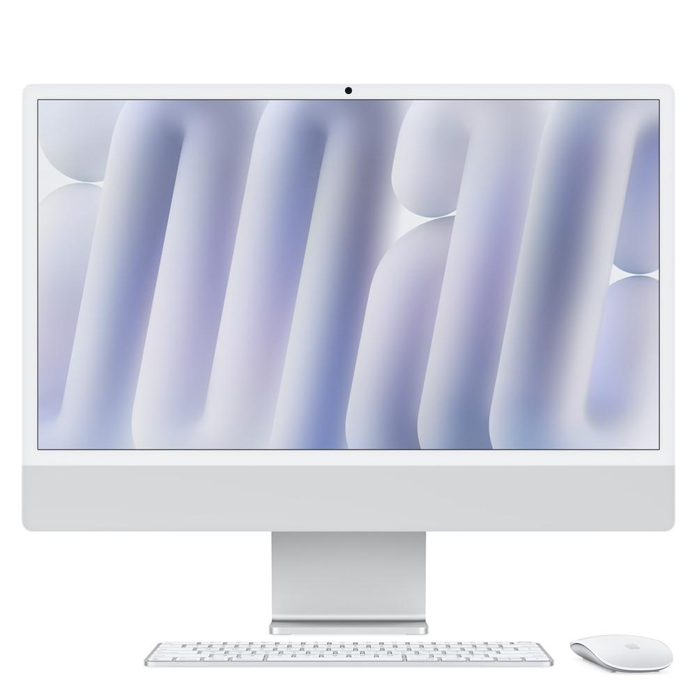 Imagem Imac 24", M4, Cpu 10 Núcleos E Gpu 10 Núcleos, Memória Unificada 16Gb, 256Gb Ssd - Prateado