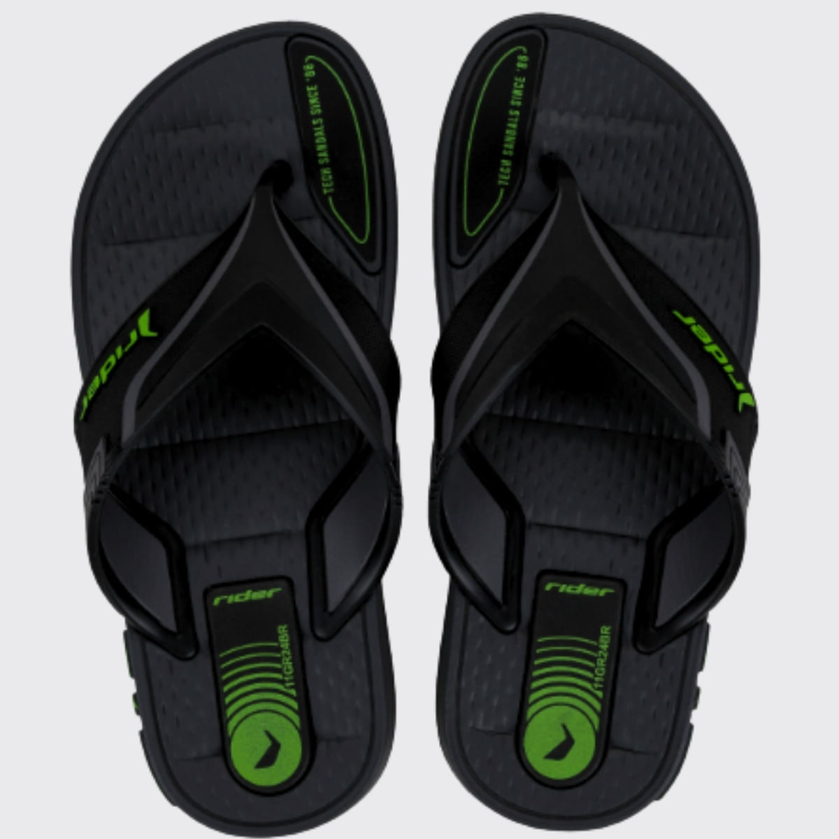 Preto/Preto/Verde