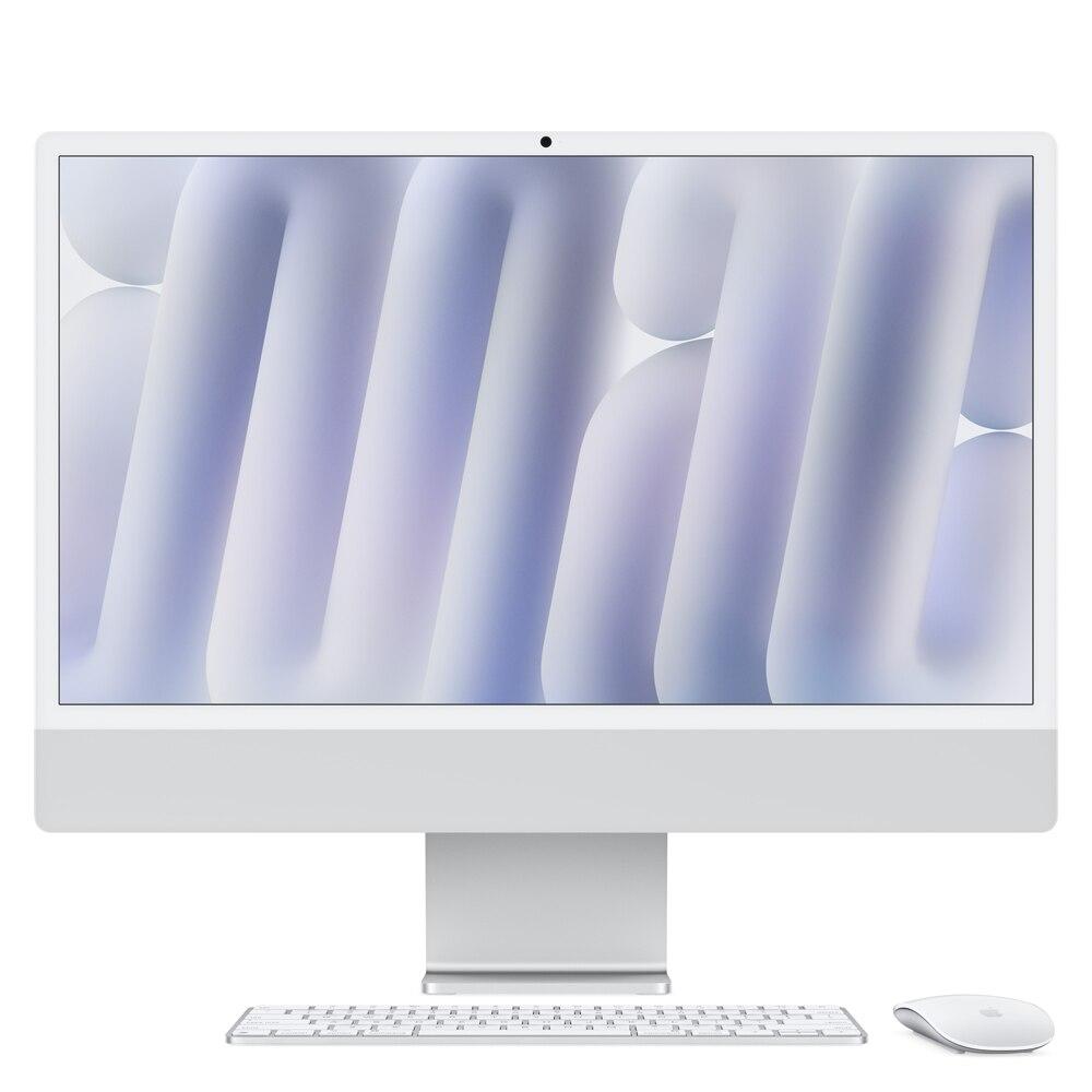 Imagem Imac 24", M4, Cpu 8 Núcleos E Gpu 8 Núcleos, Memória Unificada 16Gb, 256Gb Ssd - Prateado