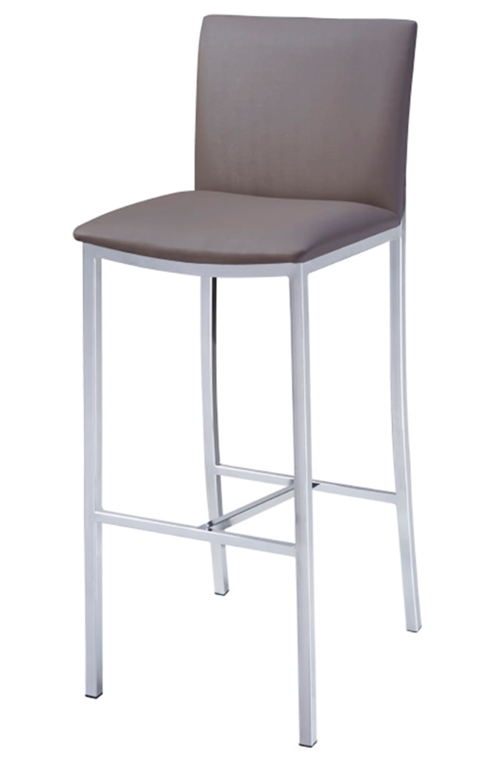 Banqueta Bit Assento Em Dunas Rato Com Base Cromada 99 Cm (Alt) - 47094 Sun House Sun House