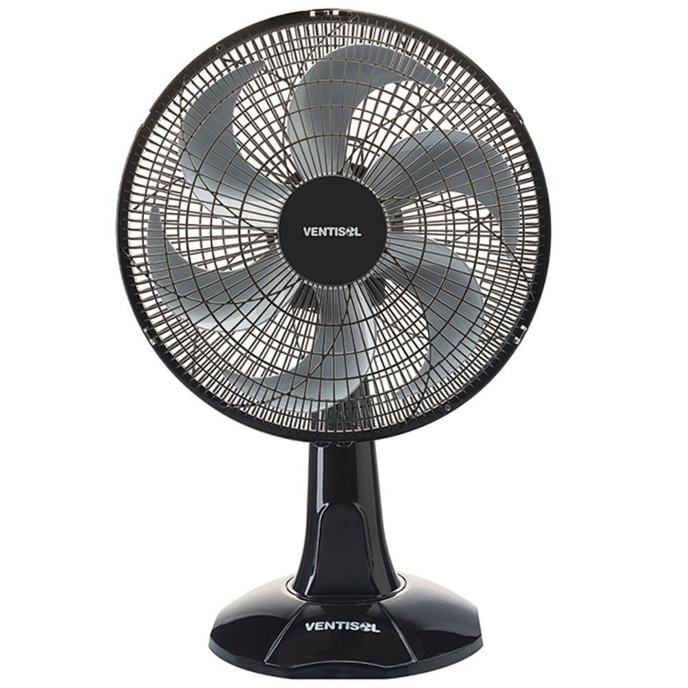 Ventilador De Mesa Com 6 Pás Turbo 30Cm - Ventisol Preto