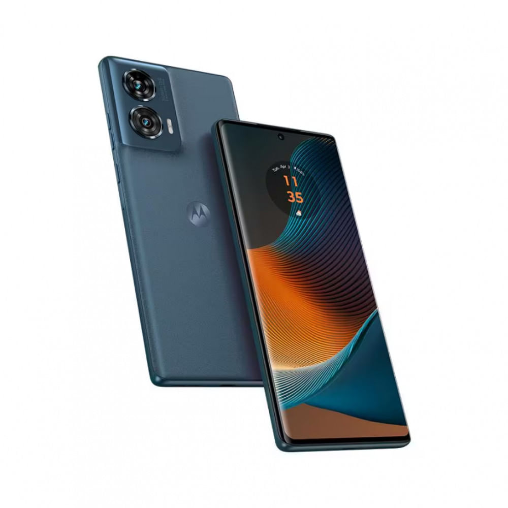 Imagem Smartphone Motorola Edge 50 Fusion 5G Blue Teal 256Gb, Tela 6.7?, 8Gb Ram, Câmera Com Moto Ai, Ip68 E Processador Snapdragon