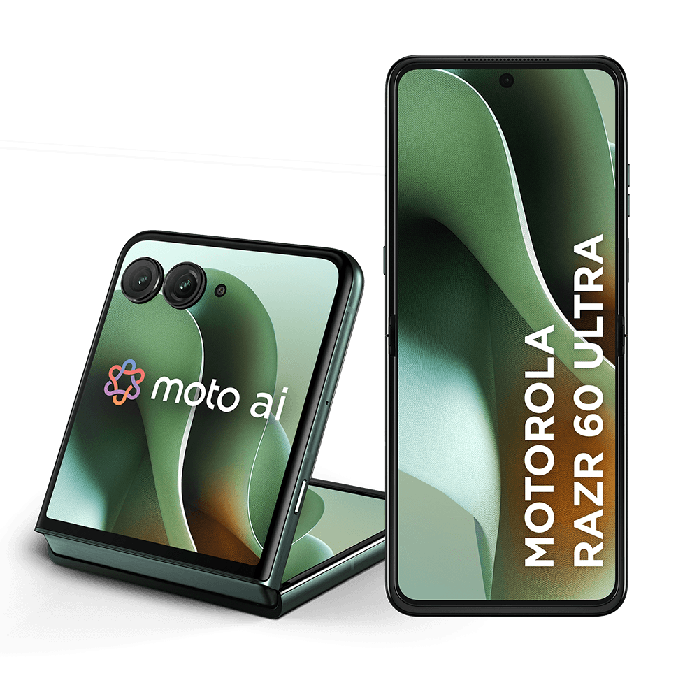 Imagem Smartphone Moto Razr 60 Ultra 5G 1Tb 32Gb(16Gb Ram+16Gb Ram Boost)Snapdragon 8 Elite Tela Dobrável 7" Externa 4” Moto Ai 50Mp Camera Verde(Alcanta