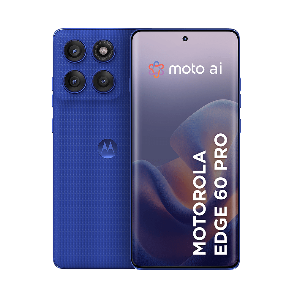 Imagem Smartphone Moto Edge 60 Pro 5G 256Gb 24Gb (12Gb Ram+12Gb Ram Boost) Tela Quadcurve Motoai 50Mp Sony Camera Ultrarresistencia Militar Ip68 + Ip69 Azul