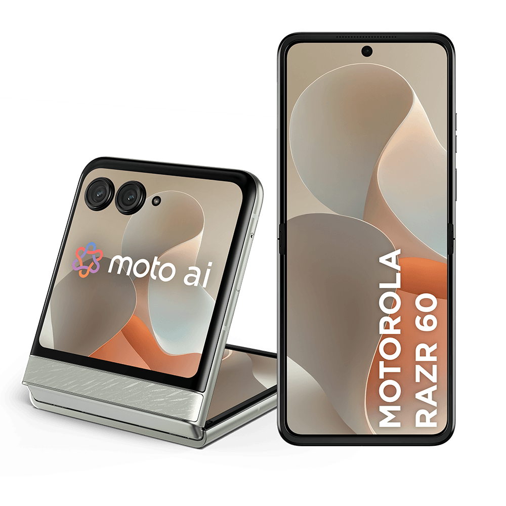 Imagem Smartphone Motorola Razr 60 5G 256Gb 24Gb (12Gb Ram+12Gb Ram Boost) Tela Dobrável 6,9" Poled E Externa 3,6” Moto Ai Camera Ip48 - Branco