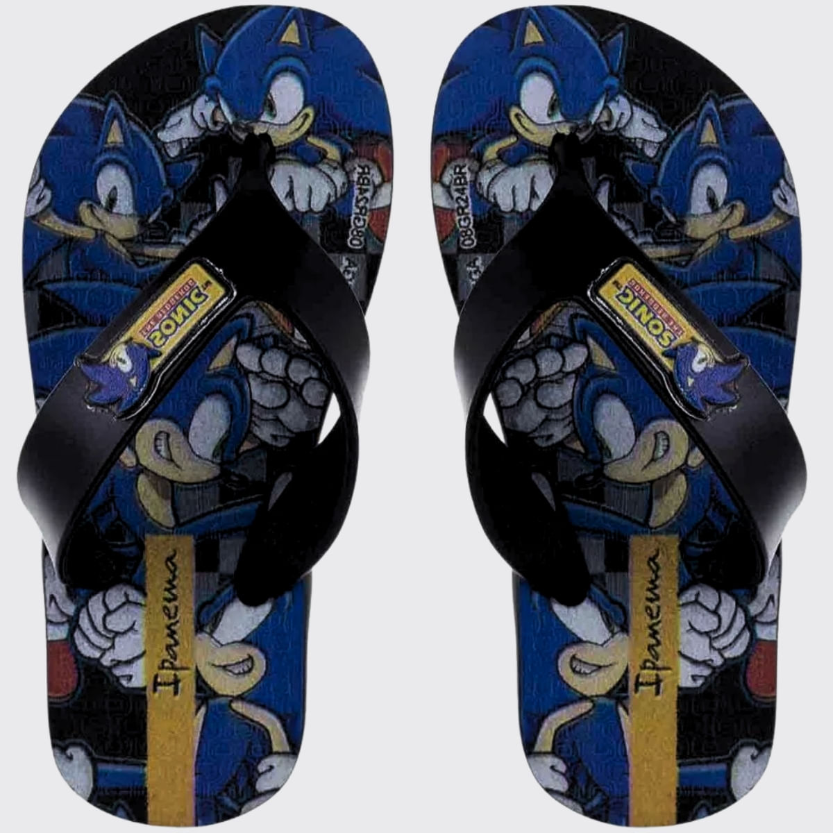 Preto/Azul/Amarelo