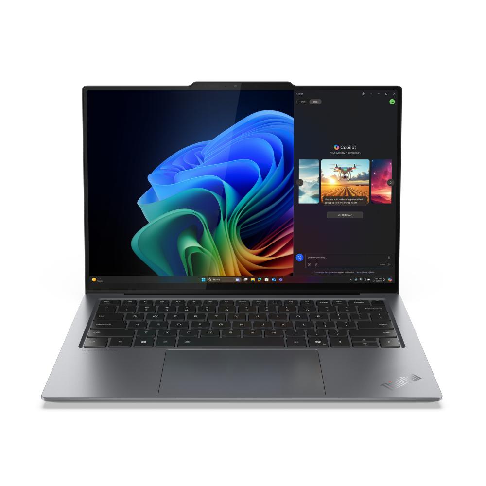 Imagem Notebook Lenovo Thinkpad X9-14 G1 Intel Core Ultra 5 226V 16Gb 512Gb Ssd Windows 11 Pro 14" - 21Qb000hbr Cinza