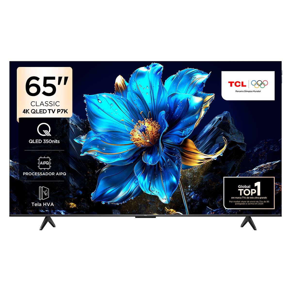 Imagem Smart Tv Tcl 65" 65P7k 4K Uhd Qled Google Tv