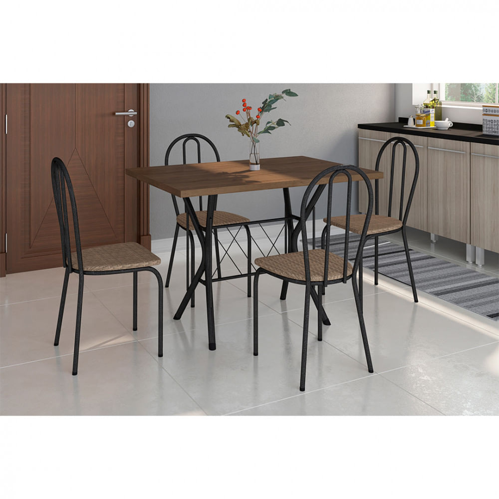 Preto/Rattan