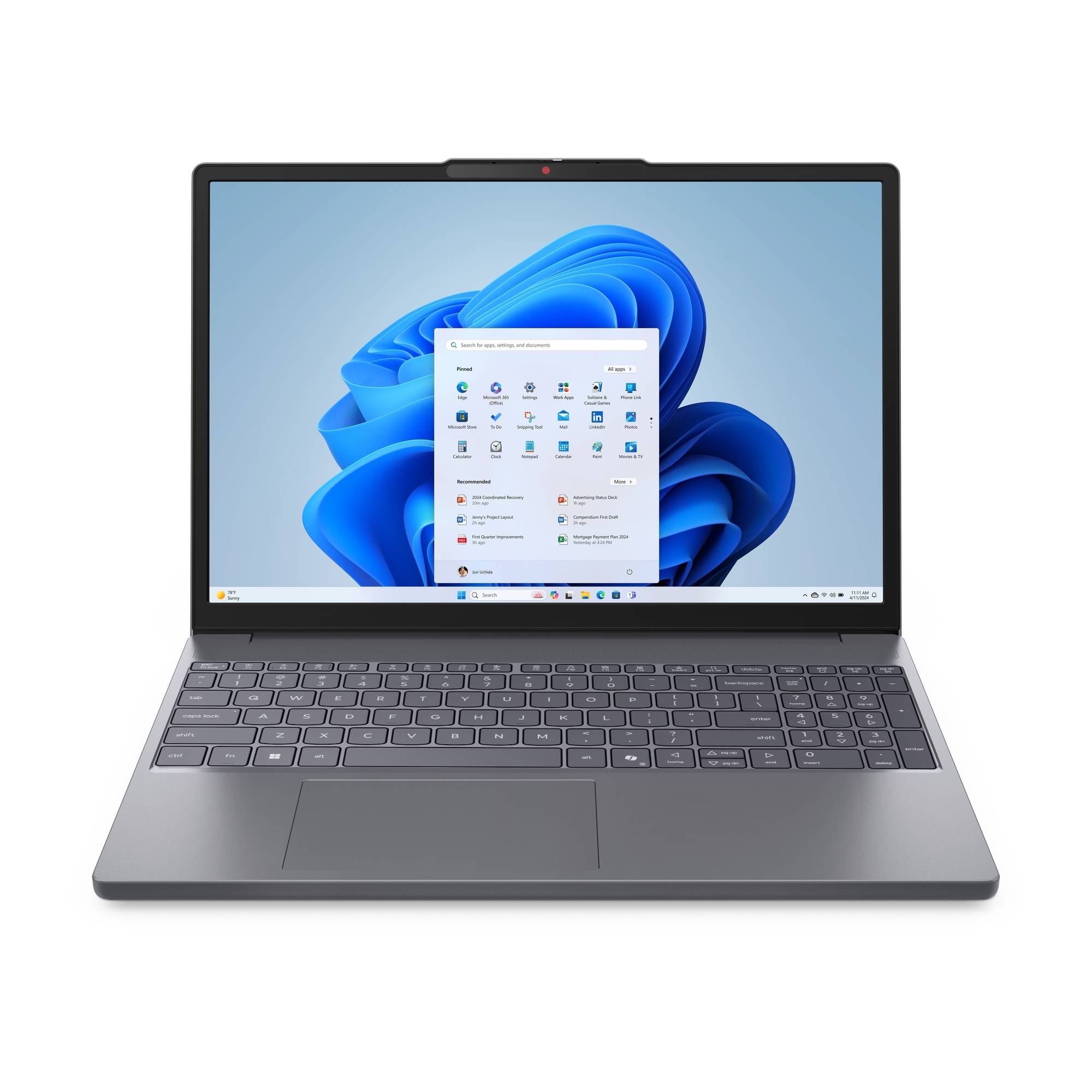 Imagem Notebook Lenovo Ideapad Slim 3 15Irh10 Intel Core I5-13420H 16Gb 512Gb Ssd Windows 11 15.3" - 83Ns0001br Luna Grey