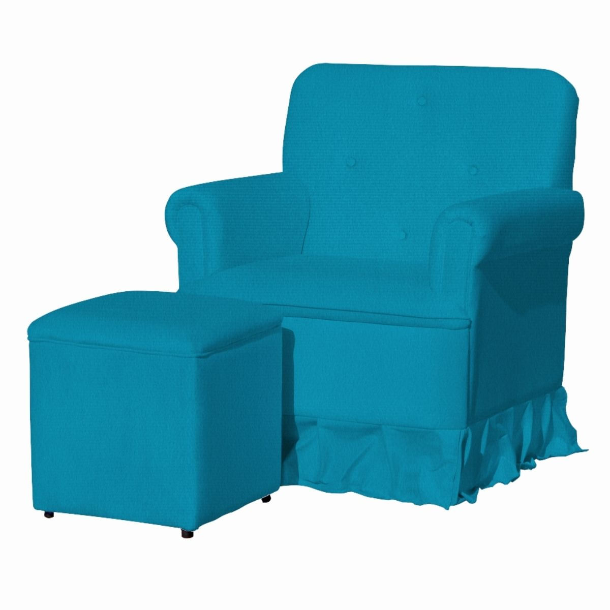 Suede Azul Turquesa