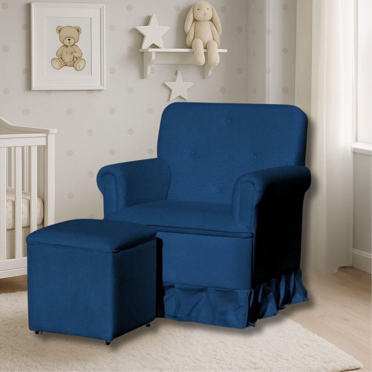 Suede Azul Marinho