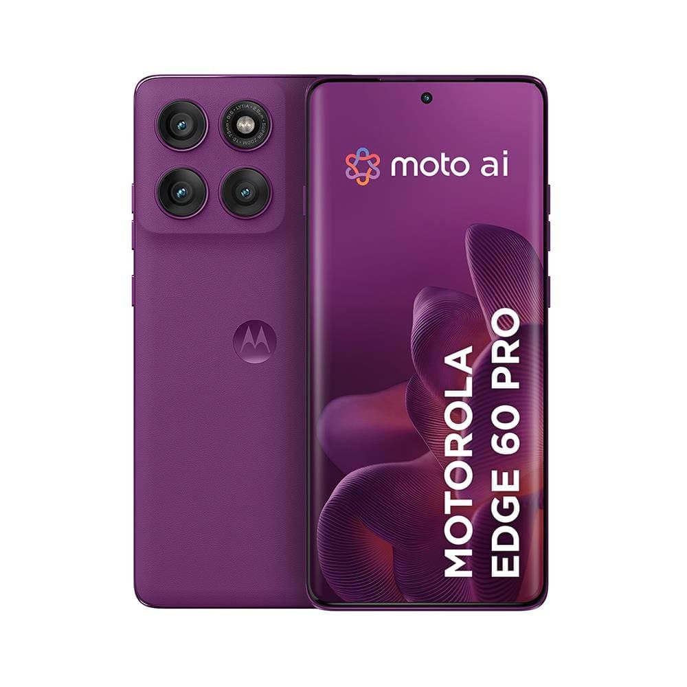 Imagem Smartphone Motorola Edge 60 Pro 5G Violeta 265Gb, 12Gb Ram + 12Gb Ram Boost, Tela 6.7