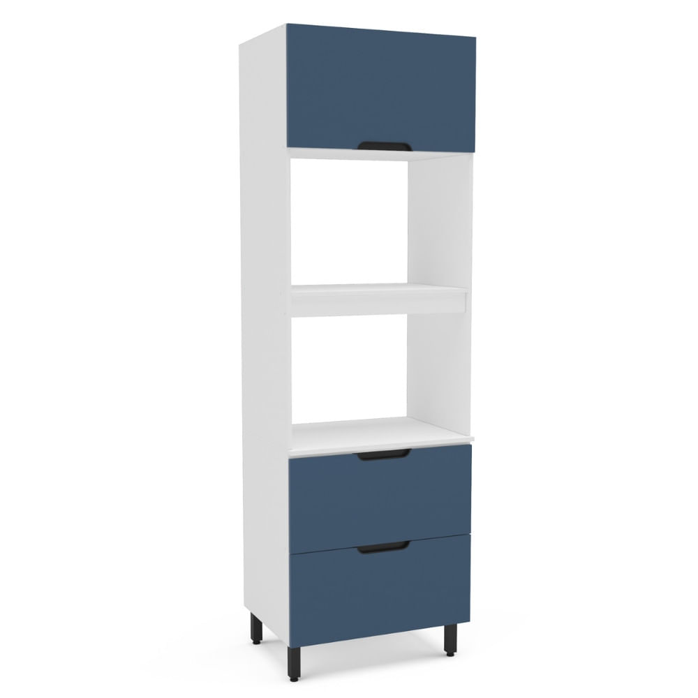 Branco com Azul