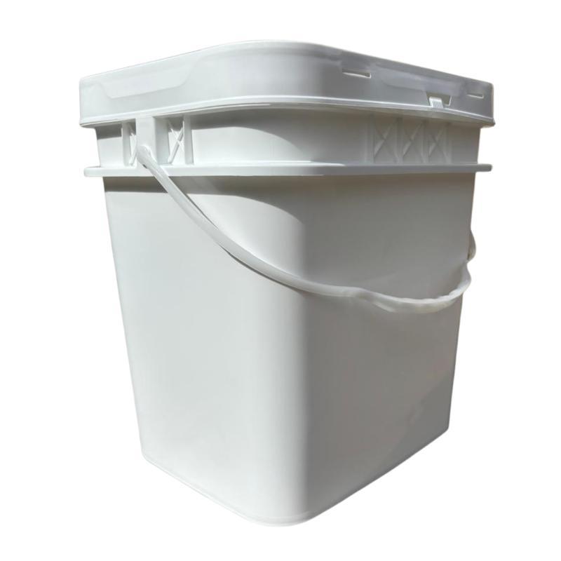 Balde Para Armazenar Leite Em Po 16l Retangular