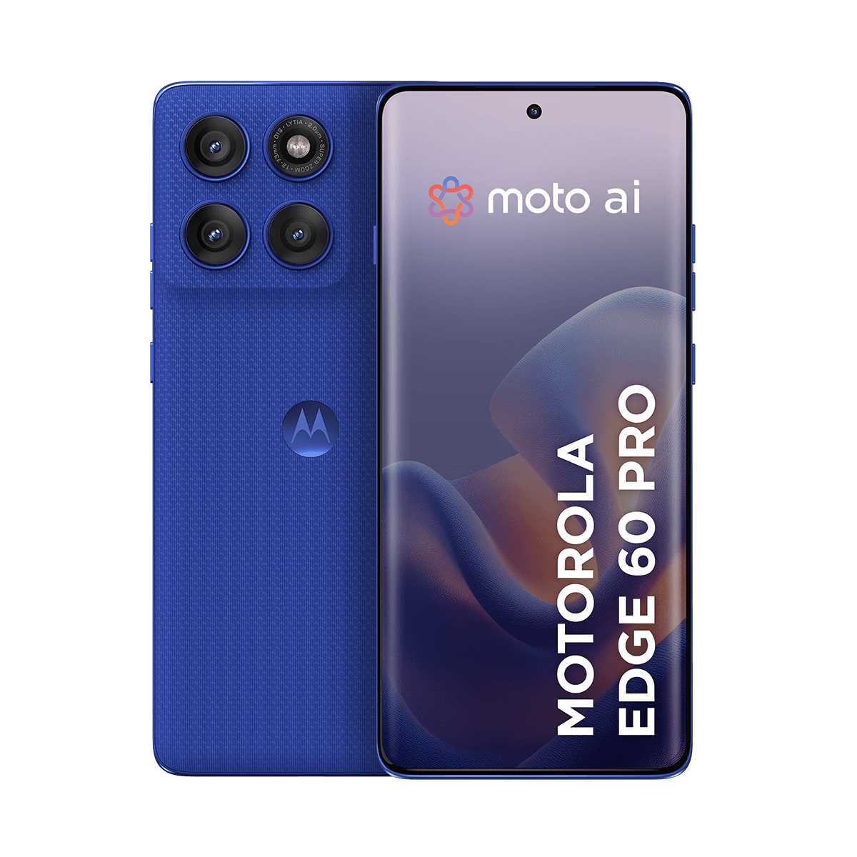 Imagem Smartphone Motorola Edge 60 Pro 5G 256Gb 24Gb 12Gb Ram+12Gbtela Quad-Curve Moto Ai 50Mp Sony Câmera Ip68 + Ip69 Azul