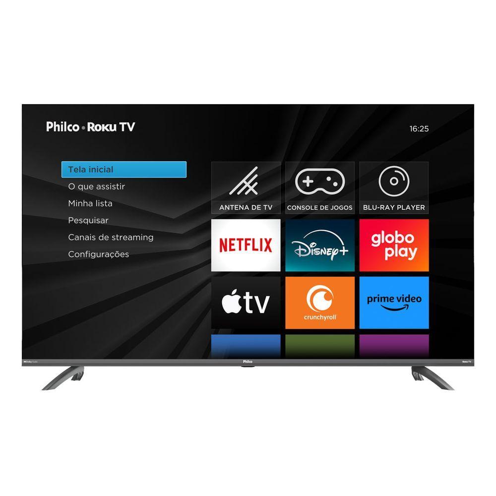 Imagem Smart Tv 55 Philco Led Roku Tv Dolby Áudio Ptv55g3ersgb Bivolt