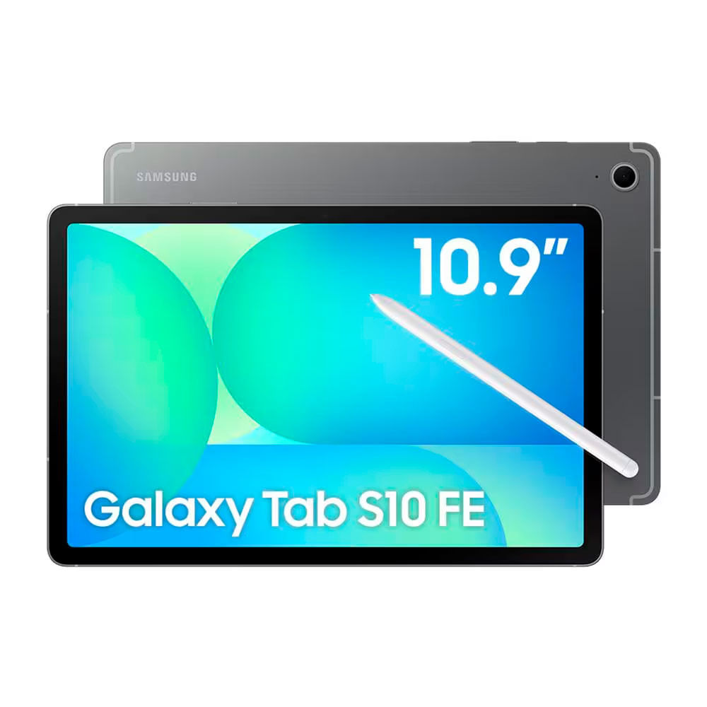 Imagem Tablet Samsung Galaxy Tab S10 Fe, 128Gb, 8Gb Ram,Tela De 10.9 90Hz, Câmera Traseira De 13Mp, Ip68, Android 15, Caneta S Pen E Capa Protetora
