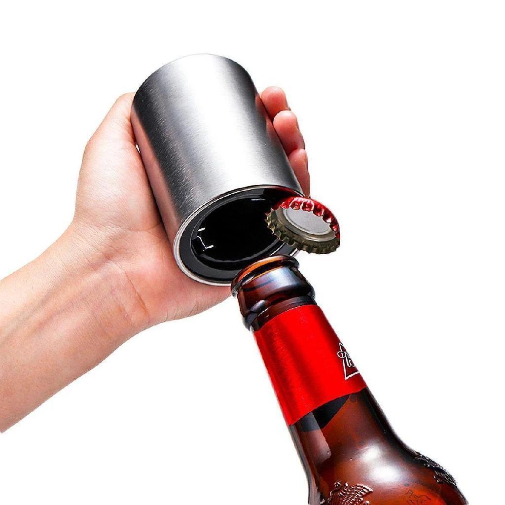 Abridor Magnetico Automatico Para Cerveja Em Aço Inox