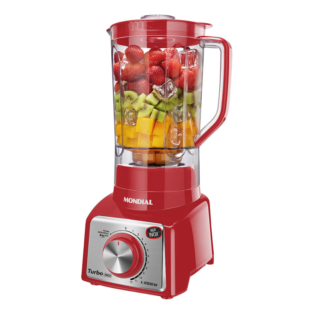 Vermelho/Inox