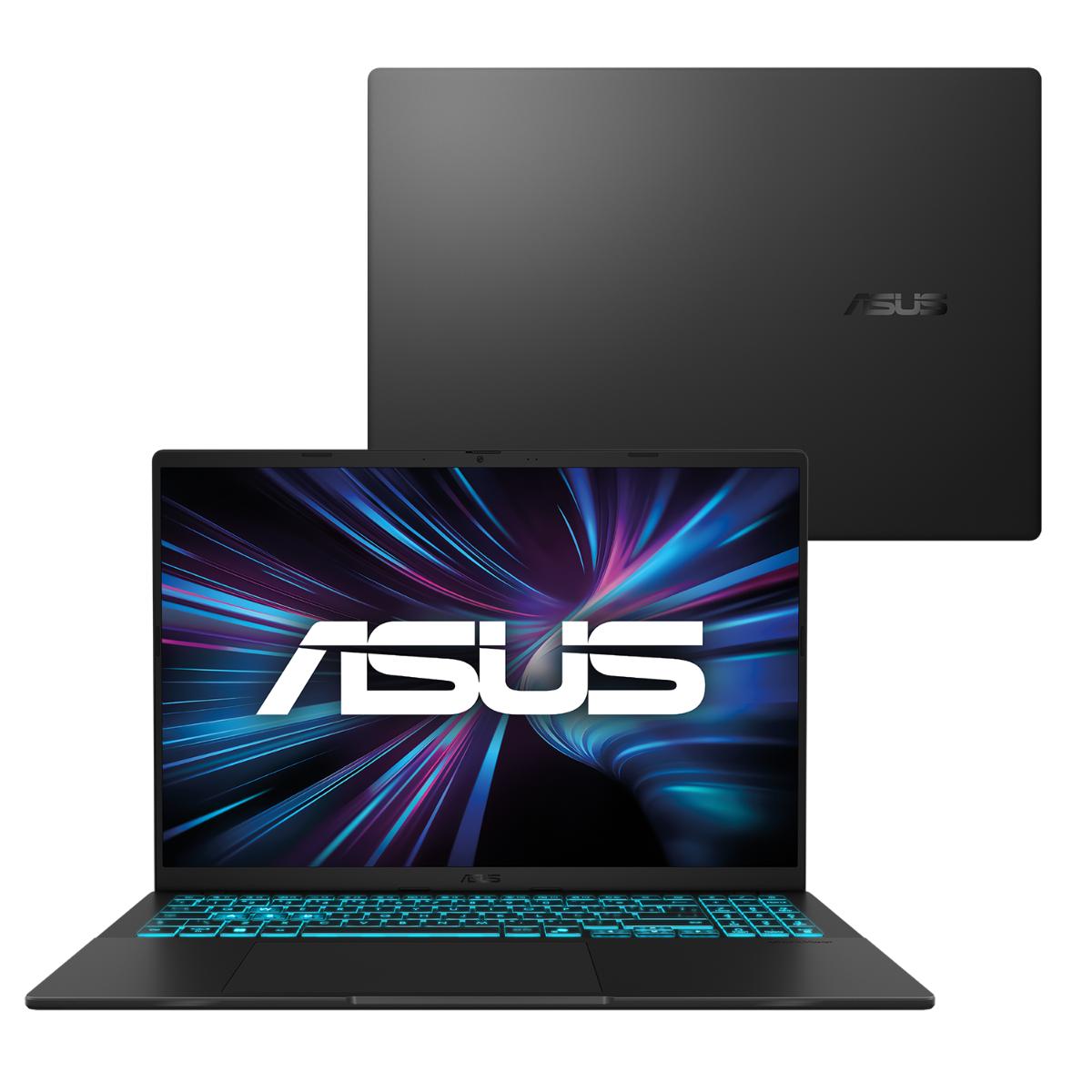 Imagem Notebook Asus V16 V3607vu Nvidia Rtx 4050 Intel Core 5 210H 16Gb Ram 512Gb Ssd Windows 11 Home Tela 16" Led Fhd 144Hz Nível Ips Black - Rp306w