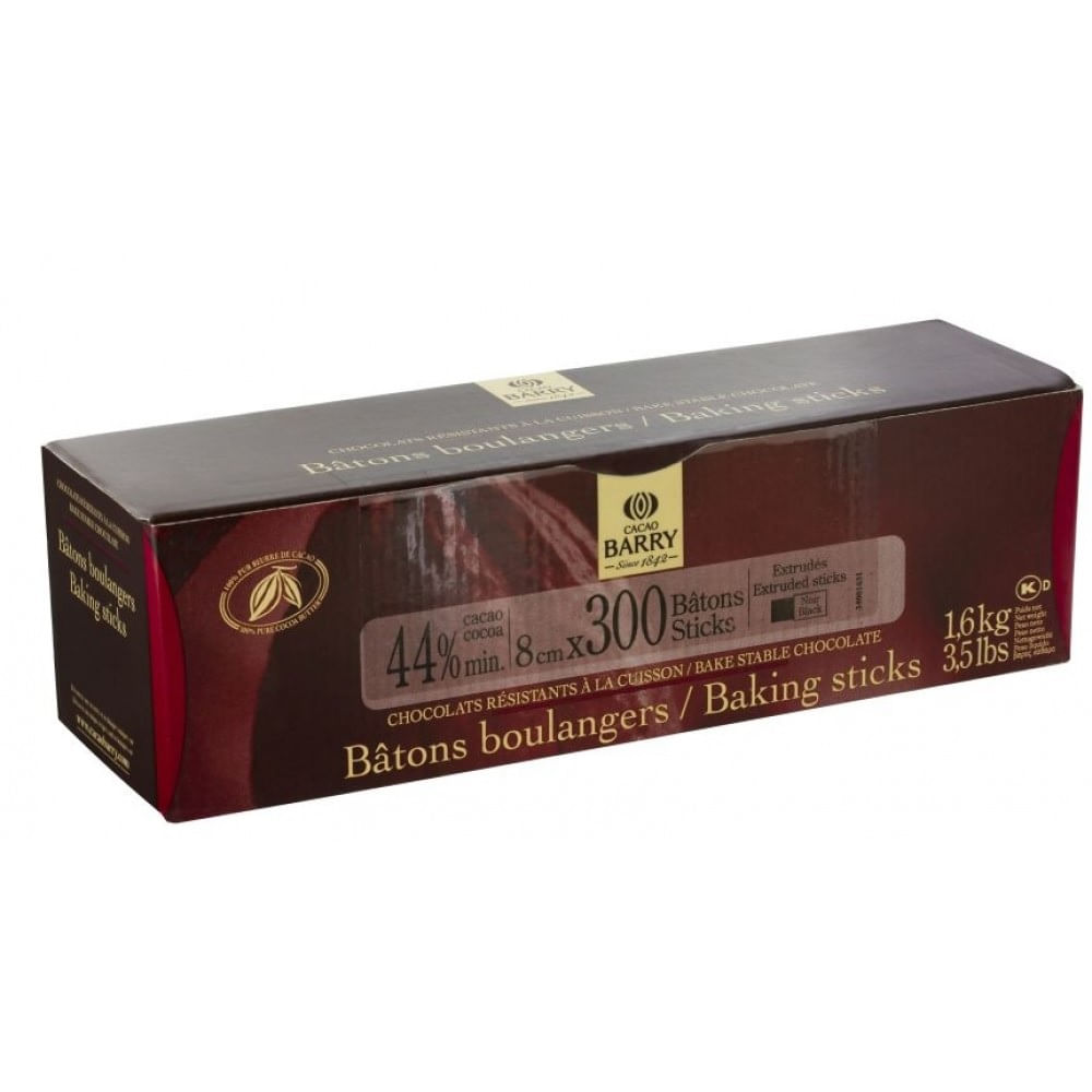 Chocolate Belga Palitos Forneáveis Batons Boulanger 1,6kg Callebaut