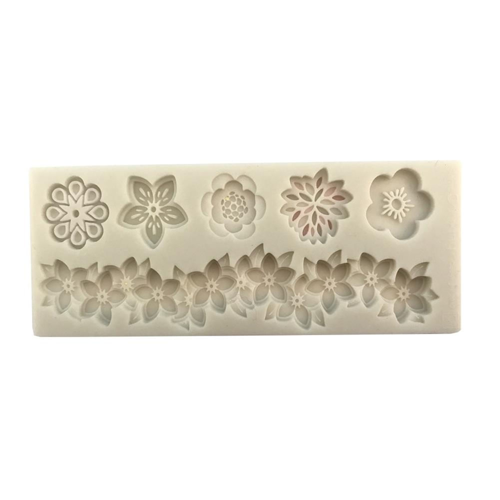 Amamiakitchen Molde De Silicone Diy Flor Bolo De Chocolate Fo
