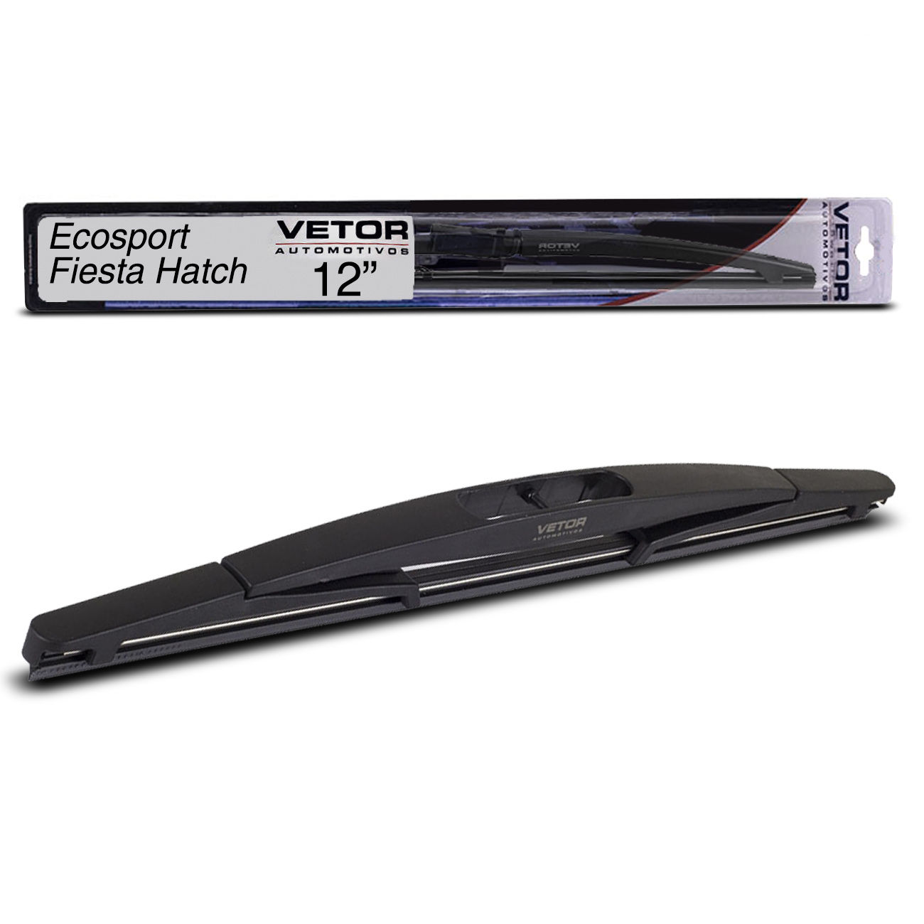 Palheta Limpador Para-Brisa Traseiro Vetor Pvt12f Ecosport 03 A 12 Fiesta Hatch 06 A 14 12 Polegadas