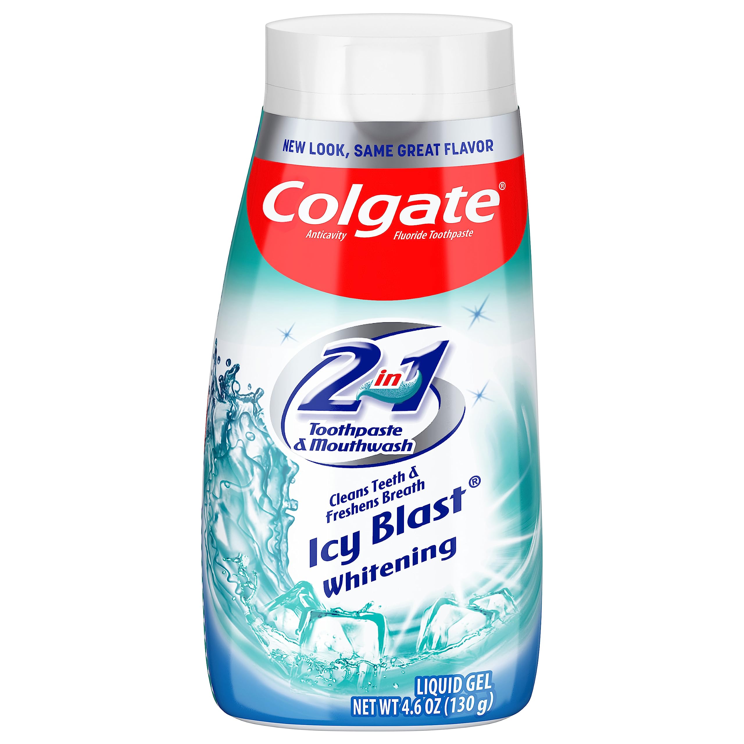 Creme Dental Colgate 2 Em 1 Gel Clareador Com Enxaguante Bucal 135 Ml