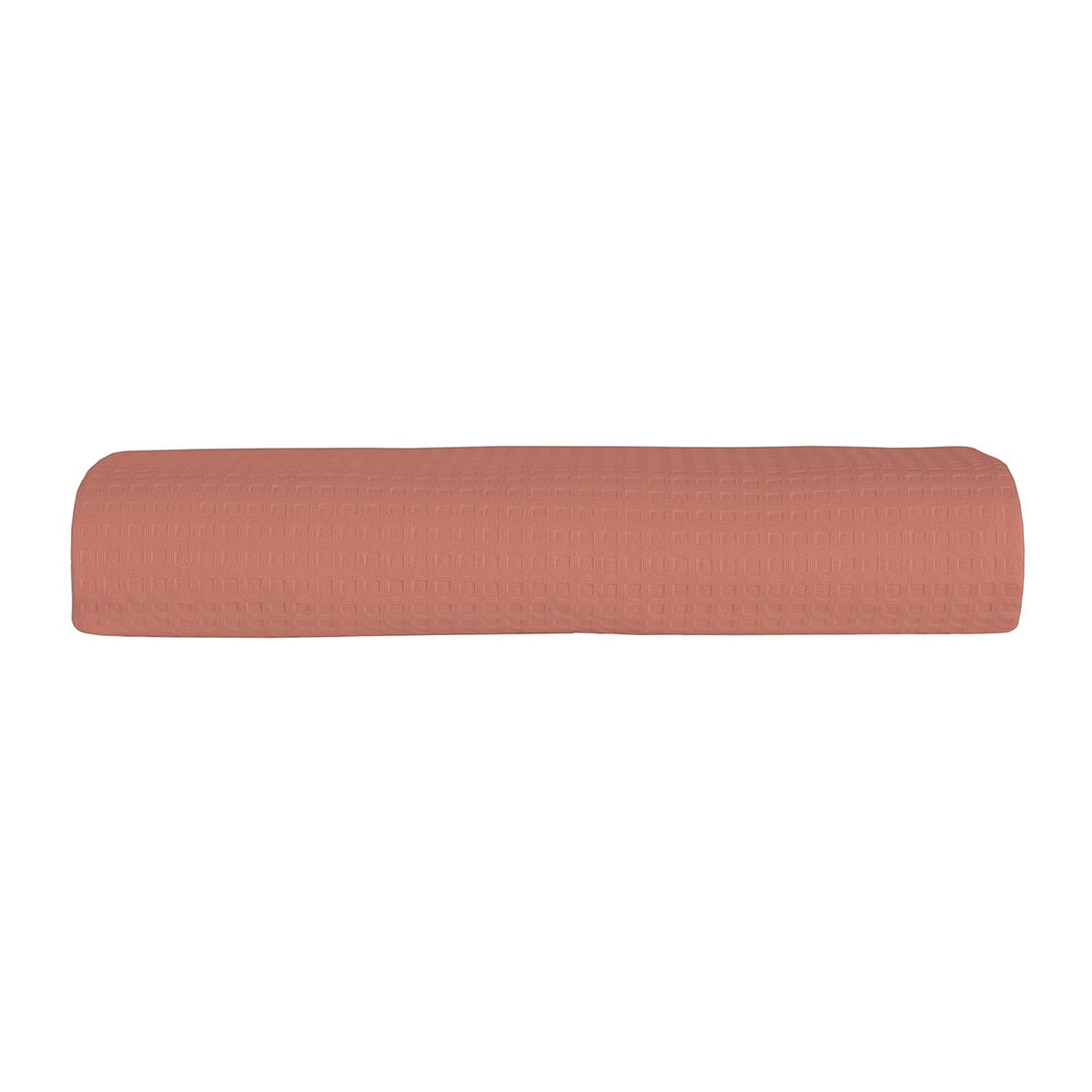 Colcha Casal 100% Algodão Linha Cama Genova Teka Coral Casal 2,20 X 2,40 1 Peça