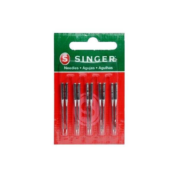 Agulha Overlock Interlock Ponta Bola Com 10 6120 14B Singer